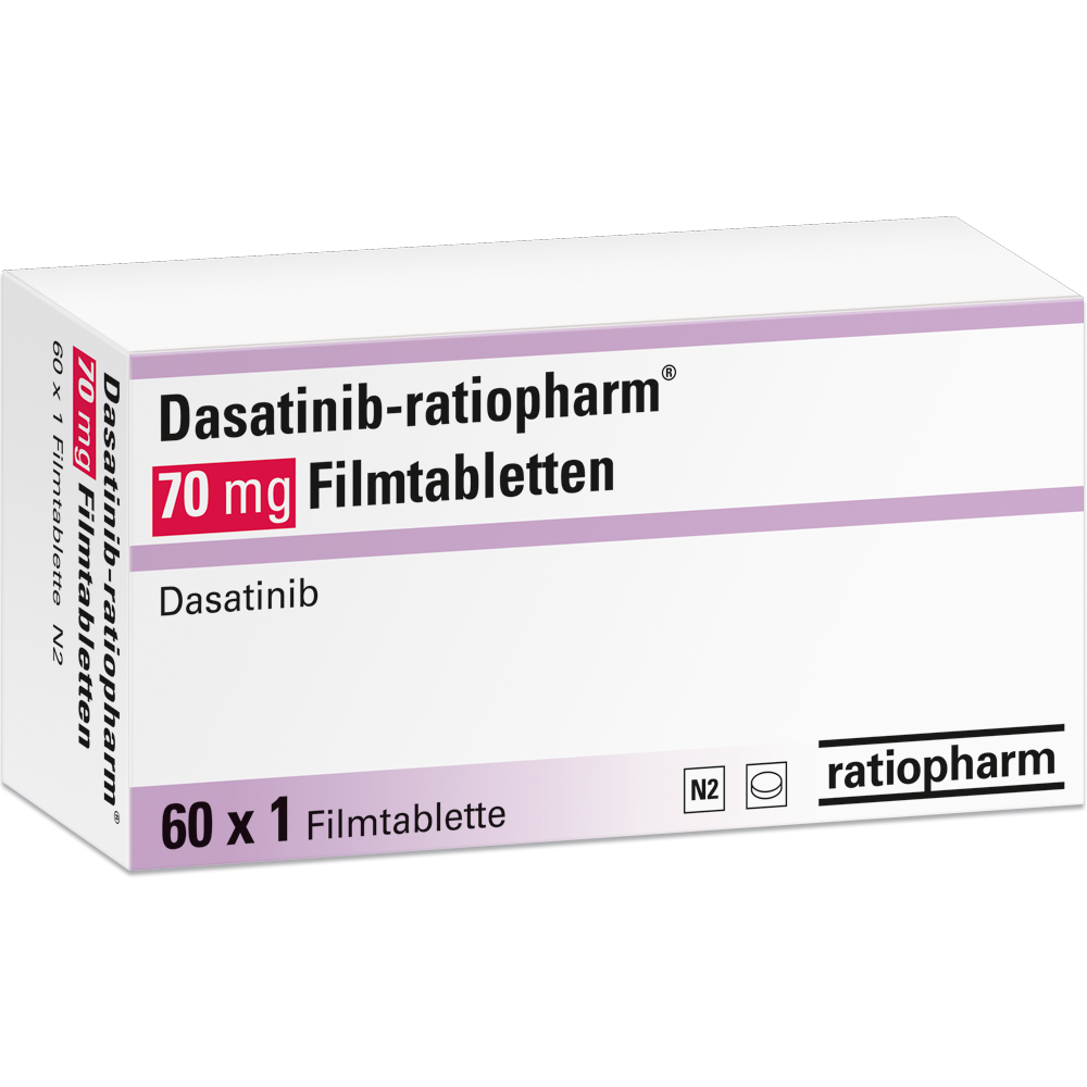 Dasatinib-ratiopharm® 70&nbsp;mg Filmtabletten
